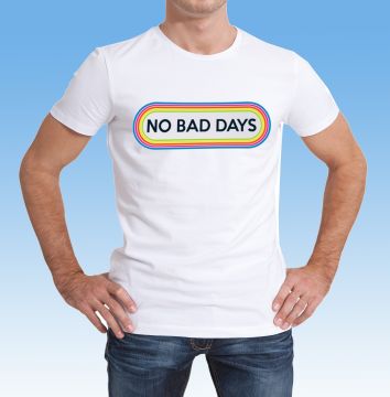 No Bad Days 80's Oval Tee Shirt